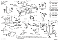 5554847010-Cover, instrument panel hole