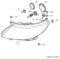 12770140-Head lamp rh