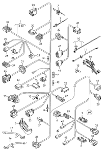 3C0971896D-Cable guide