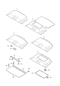 7H5867752F-Retainer, for formed roof