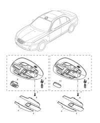 10001397OSA-Lamp assy, map, front