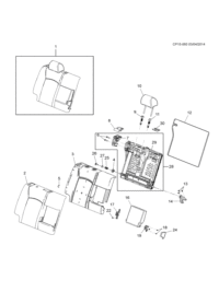 13481004-Latch assy-rr seat