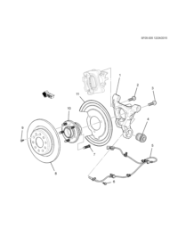 22949386-Knuckle, rr. suspension (incl. 4)