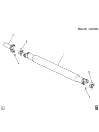 15814472-Propeller shaft (code RL4) (incl. 2-4)