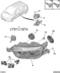 9677217580-Headlamp assy
