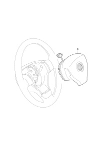 5GD880201P-Unit assy-steering wheel air bag