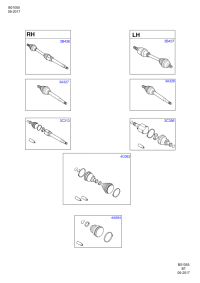 GN153B436DE-Rh/spindle-fr axle
