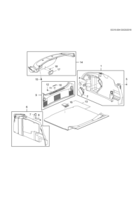 13306202-Cover, tail lamp service hole