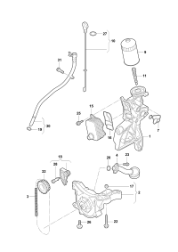 06H115105AK-Porsche cayenne oil pump: