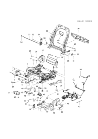 13283243-Lumbar support (l), front seat