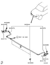 8264A028XB-COVER,HEADLAMP WASHER HOLE