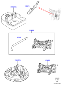 LR003271-Wrench-wheel nut