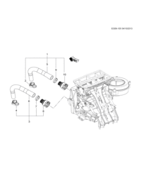 9047305-Hose, heater in.