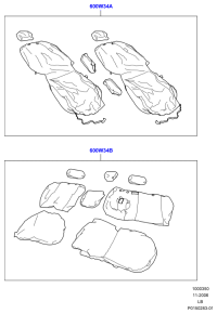 LR005058-Cover, seat protector