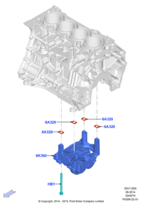 FB5Z6A311A-LENS & HSG ASSY - RH
