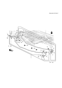 23323540-Water hose (from accessory power module) (19 parts)
