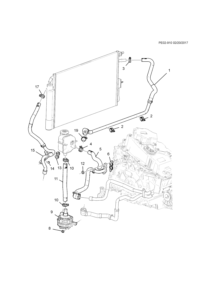 23323546-Hose, generator control module cooling box