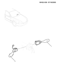 92169934-Sw assy, w/shld wiper and w/shld washer