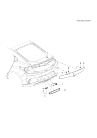 23508116-Camera assy-rr view driver info