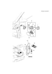 24282572-Socket, drive motor battery charger (label 24282572)