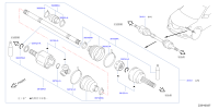 391015RD2A-SHAFT ASSY FRON
