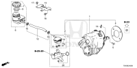 01469TVEH21-Booster set, electric brake (rewritable)