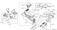 969301BB0D-Garnish assy., cup holder & ashtray