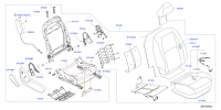 873204AF5A-Skin assy-fr seat cushion, rh