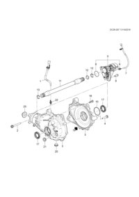 84008352-Housing, front differential (incl. 10-22)