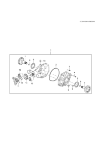 23417961-Seal, differential case cover