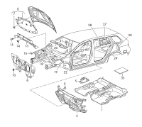 5G0863831-Damper assy-hood