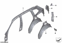 41007494131-Side sash inner lh