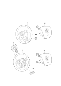5LD419091-Steering wheel: