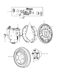 4766719AA-HUB AND BEARING BRAKE