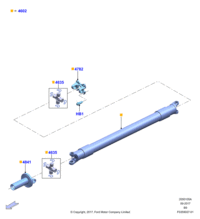 JL1Z4602B-Shaft assy-drive