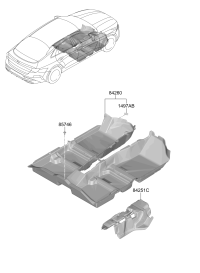 84260L6000WK-CARPET ASSY-FLOOR
