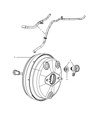 68020653AA-BOOSTER POWER BRAKE