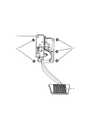 5105523AG-Pedal brake