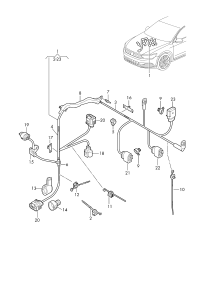 L5Q1971111AP-Harness, for electronic mechanical steering booster