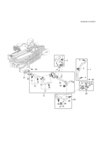 22885345-Hose (9 parts), heater inlet (including 11-12)