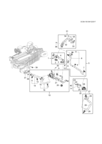 23486247-Hose, heater water by-pass inlet (in. 5) (incl. 9)