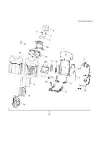 23282587-Air bag rr seat lwr supt