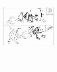 2052901800-Pedal unit
