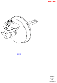 LR057724-Booster assy-brake