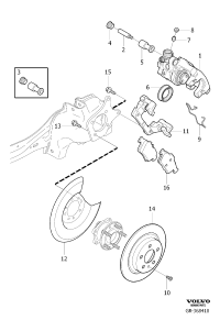 31341645-BRAKE DISCO/BRAKE DISC