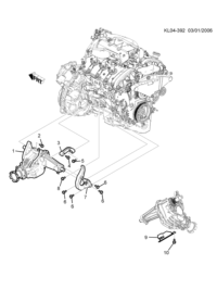 96625073-Bracket-transfer case