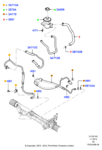 CL3Z3E764A-Reservoir & cover assy-oil