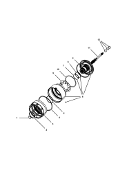 4659056-Clutch, outer, 160mm O. D.
