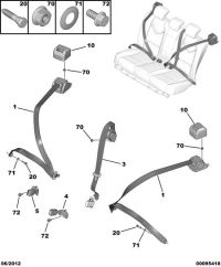 16096156XX-S/belt assy-rr