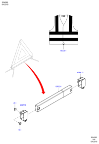 DS73406A14AC3JA6-Rh/strut-warn delta